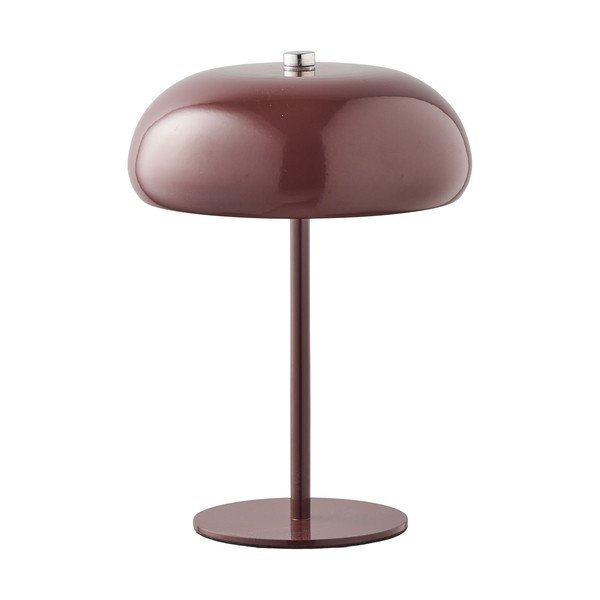 Veioză burgundy din metal (înălțime 23 cm) Margate – House Nordic