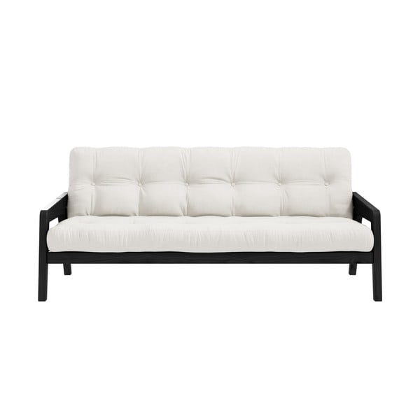 Canapea extensibilă alb/bej 204 cm Grab - Karup Design