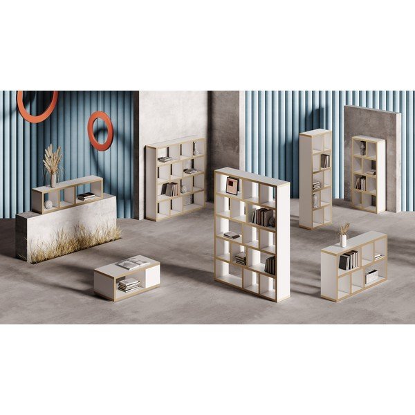 Comodă TV albă/în culoare naturală 150x45 cm Berlin – TemaHome-image-1