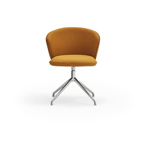 Set de scaune de sufragerie galben muștar 2 buc. tapițat Add – Teulat-image-1