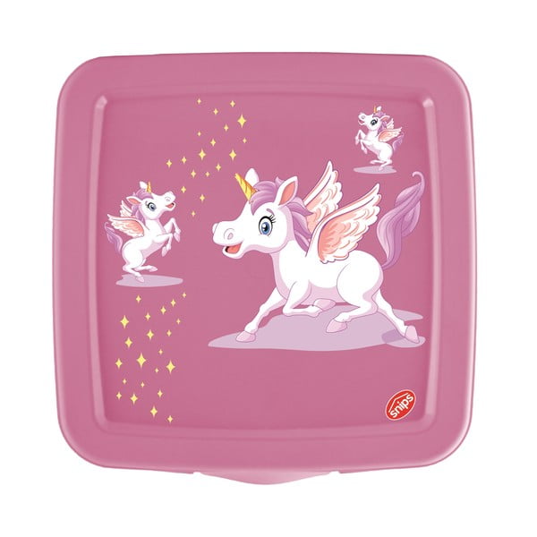 Cutie de gustări pentru copii roz Unicorn – Snips-image-1