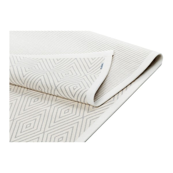 Covor reversibil Narma Kalana White, 100 x 160 cm, alb-image-3