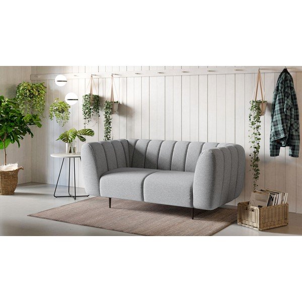 Canapea gri deschis 170 cm Shel – Ghado-image-1