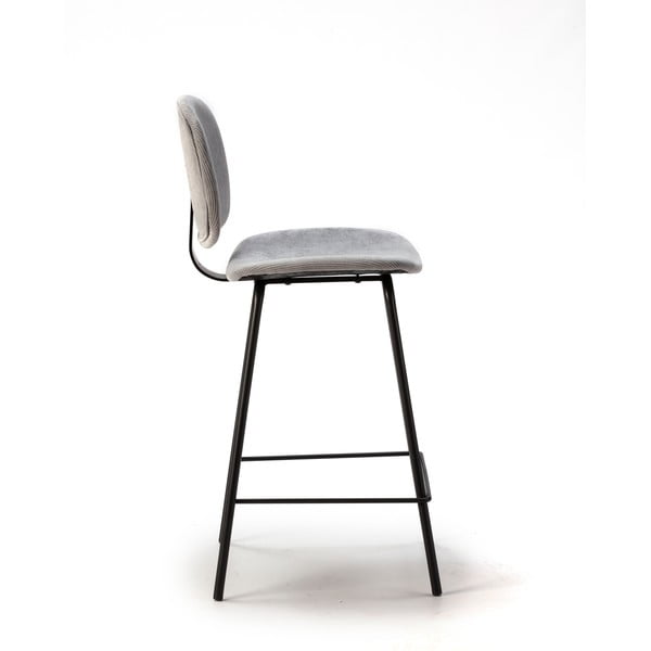 Scaune de bar gri-deschis 2 buc. (înălțime șezut 66 cm) Arus – Marckeric-image-4