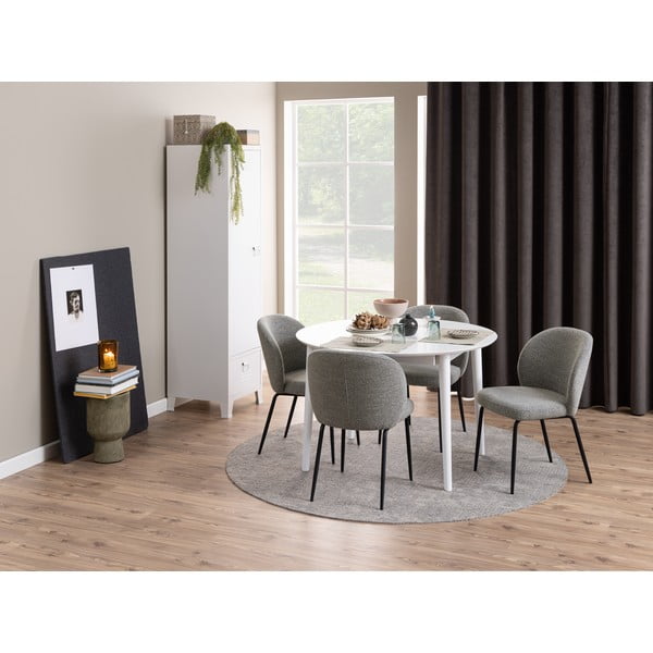 Scaune de sufragerie gri 2 buc. Patricia - Actona-image-2