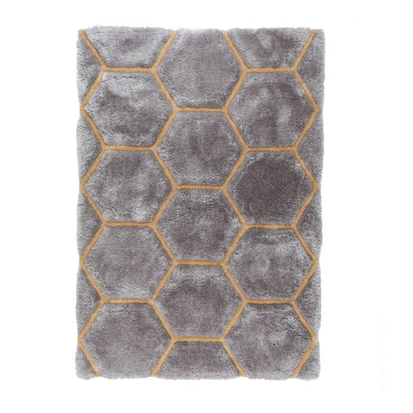 Covor Flair Rugs Honeycomb, 80 x 150 cm, gri