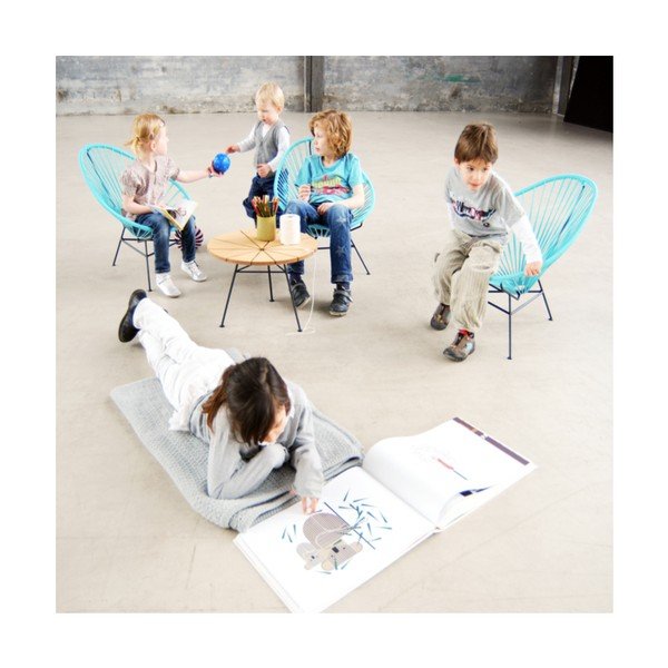 Fotoliu pentru copii OK Design Acapulco Mini, negru-image-3