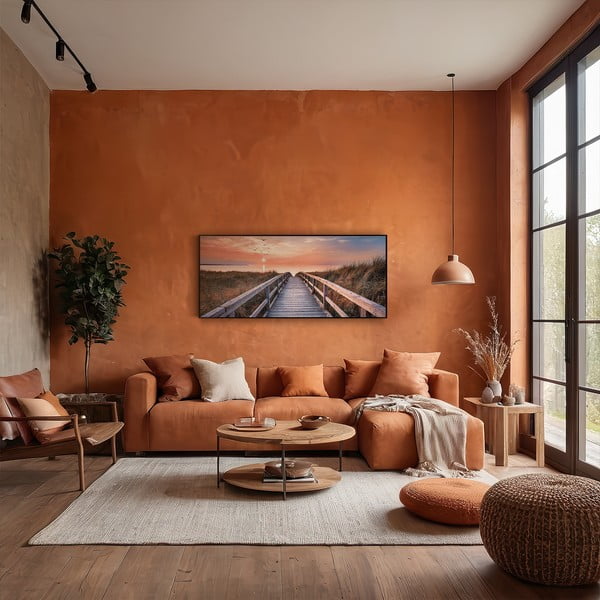 Tablou 150x60 cm Beach Footbridge – knor-image-1