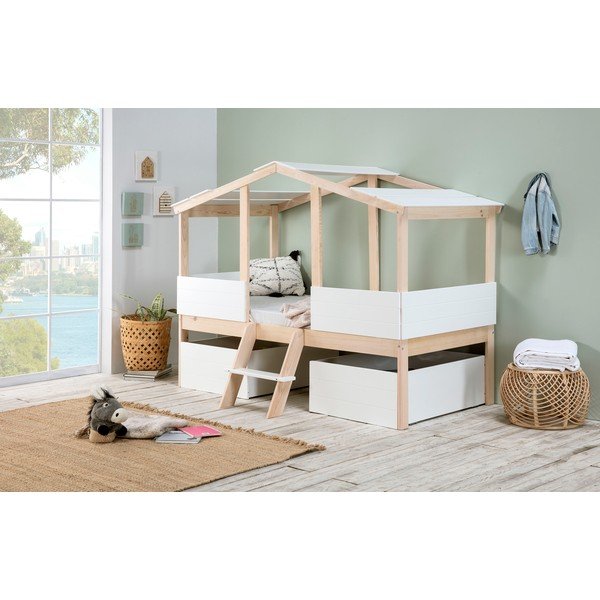 Sertare pentru sub pat pentru copii  albe 2 buc. Parma – Marckeric-image-4