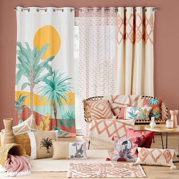 Covor roz-crem lavabil 60x90 cm Athena – douceur d'intérieur-image-1