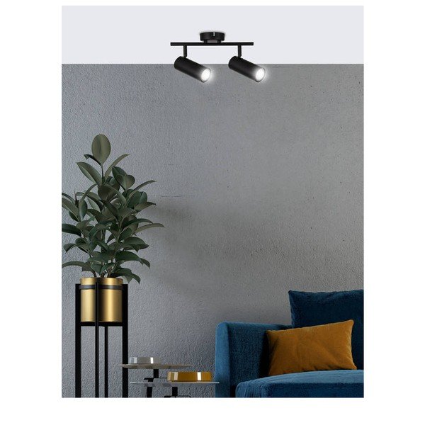Spot negru din metal 9x36 cm Colly – Candellux Lighting-image-1