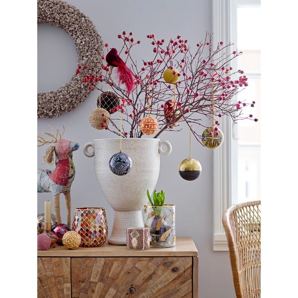 Ornamente de Crăciun din sticlă în set de 2 Petri - Bloomingville-image-2