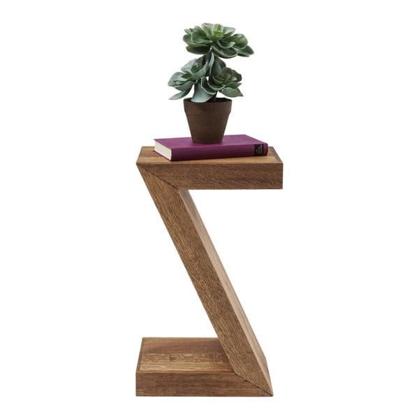 Măsuță auxiliară din lemn de stejar Kare Design Z, 30 x 20 cm