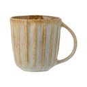Cană bej pentru latte din gresie ceramică 350 ml Fleur – Bloomingville