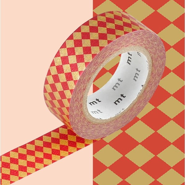 Bandă decorativă Washi MT Masking Tape Berdine, rolă 10 m