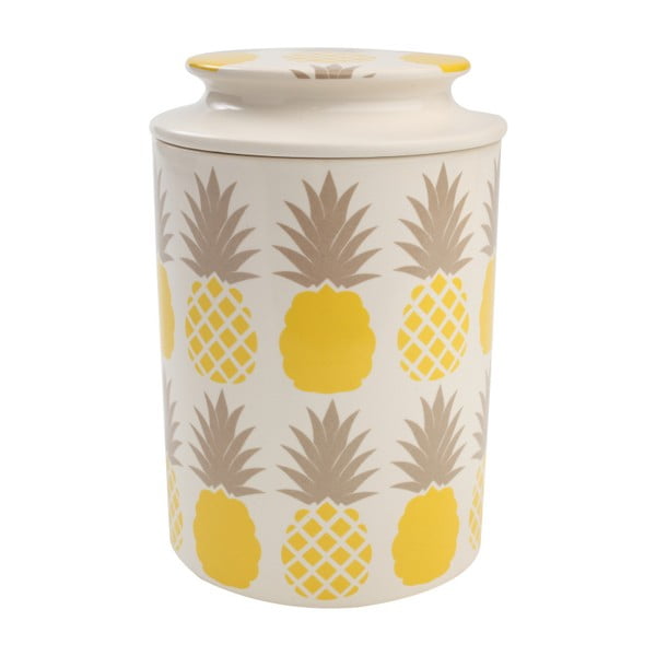 Recipient din ceramică T&G Woodware Tutti Frutti Pineapple Store Jar