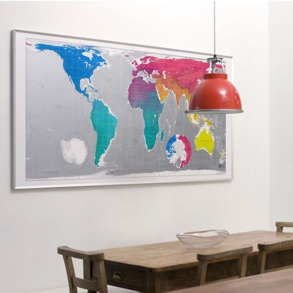 Harta lumii Colored Huge Future Map, 196 x 100 cm-image-1