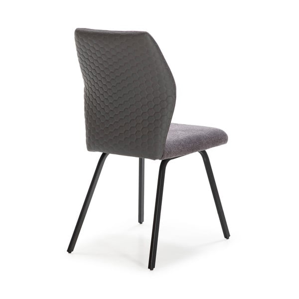 Scaune de dining gri-închis 4 buc. Pol – Marckeric-image-3