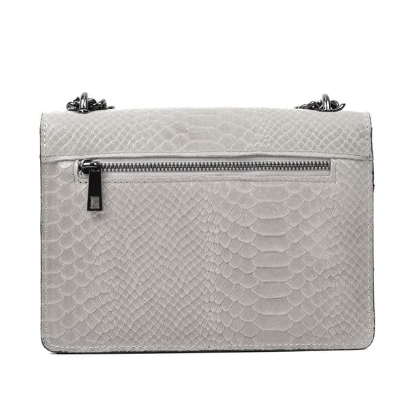 Poșetă de umăr din piele Renata Corsi Fiona, gri-image-1