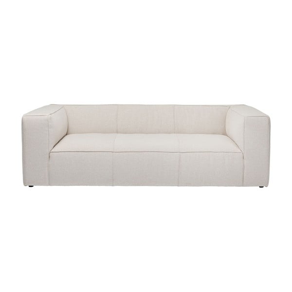 Canapea albă 220 cm Cubetto – Kare Design