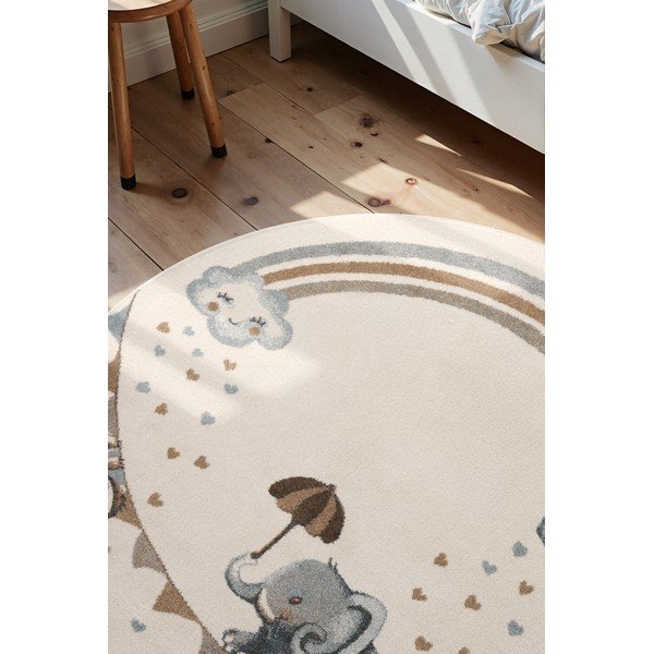 Covor pentru copii crem ø160 cm Walk like an Elephant Rainbow – Villeroy&Boch-image-4