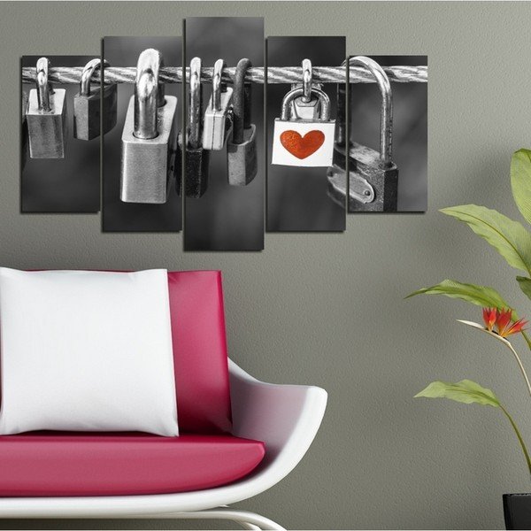 Tablou din mai multe piese 3D Art Entero, 102 x 60 cm-image-1