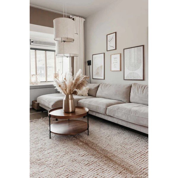 Covor cărămiziu/bej din bumbac 140x200 cm Duetto Toffee – Lorena Canals-image-4