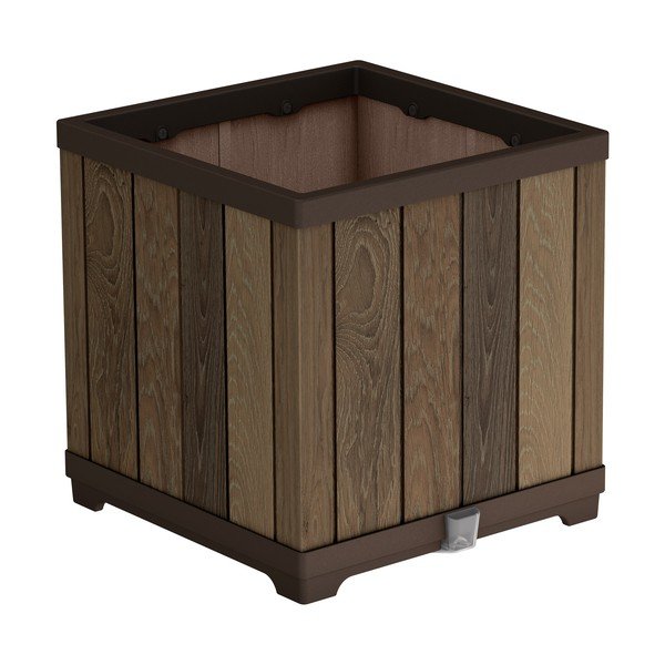 Ghiveci din plastic cu sistem de auto-irigare Deco Square – Keter