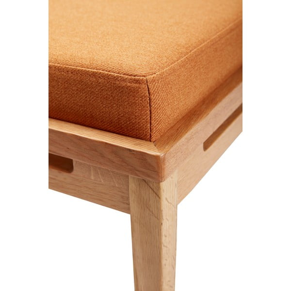 Bancă portocalie/crem Amber – Hübsch-image-3