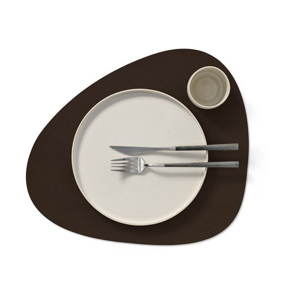 Suport pentru farfurii din piele ecologică 37x44 cm Curve L Nupo – LIND DNA-image-2