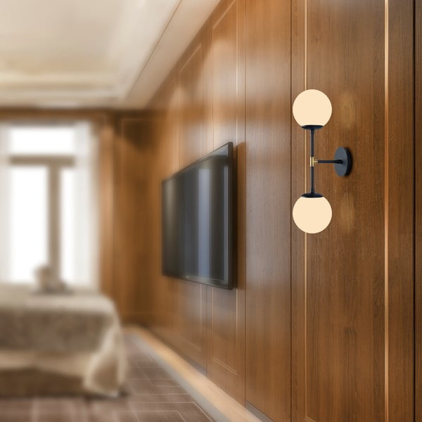 Aplică de perete Squid Lighting Kruva, lungime 58 cm, negru-image-3