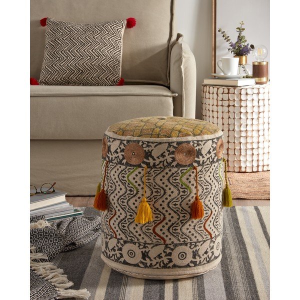 Puf La Forma Haakon, înălțime 35 cm, multicolor-image-3
