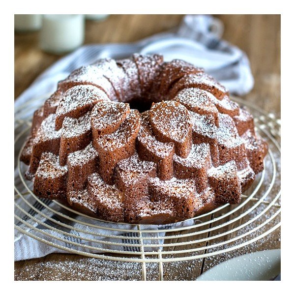 Formă pentru guguluf Crizantema Nordic Ware, 2,4 l, arămiu-image-1