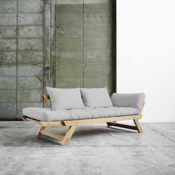 Canapea extensibilă Karup Bebop Natural/Light Grey-image-4