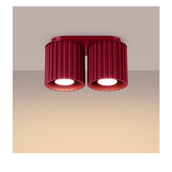 Spot burgundy din metal 10x21 cm Zora – Sollux-image-3