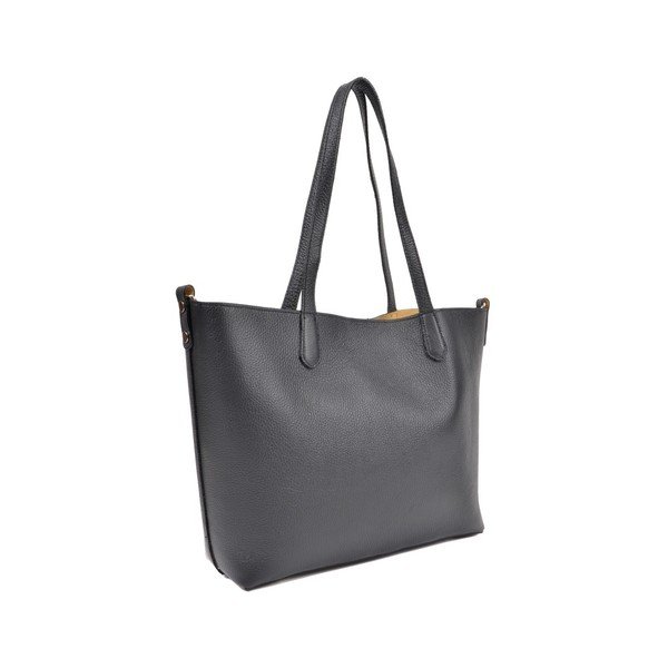 Geantă din piele Roberta M Kulia Nero, negru-image-1