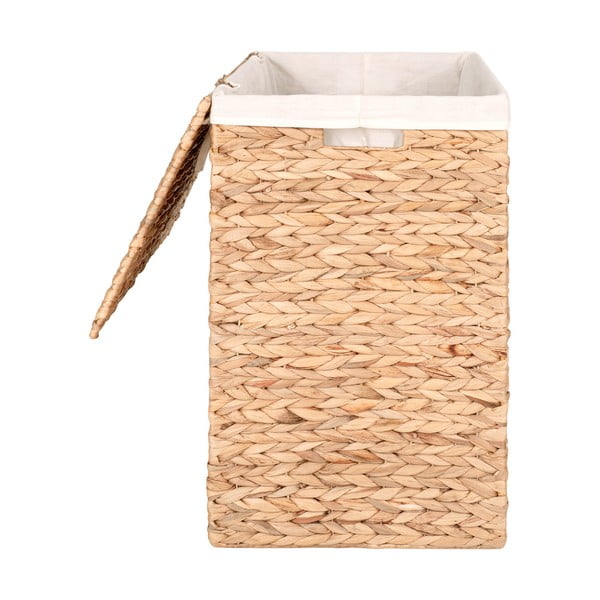 Coș de rufe în culoare naturală din zambilă de apă Passo – House Nordic-image-3