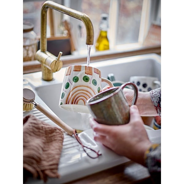 Cană verde-maro din gresie 515 ml Shama – Bloomingville-image-1