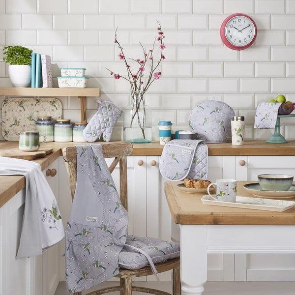 Set cu prosoape, șorț și mănușă de bucătărie 5 buc. Hummingbirds – Cooksmart ®-image-1