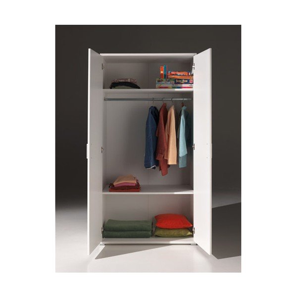 Dulap Vipack Milan, lățime 105 cm, alb-image-2