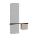 Set pentru hol alb/maro cu aspect de lemn de stejar One More Look – UMAGE