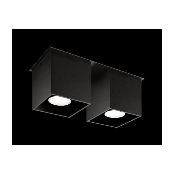 Plafonieră Sollux Geo, negru-image-3
