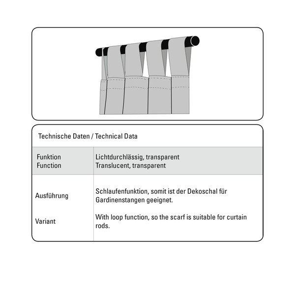 Perdea albă din voal 140x245 cm – Sehlbach-image-2