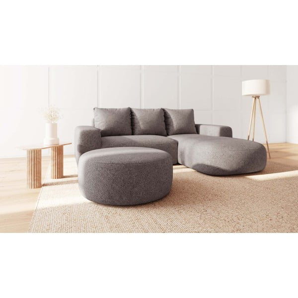 Taburet gri Feiro – MESONICA-image-1
