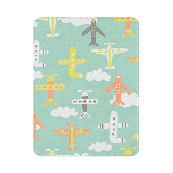 Covor pentru copii verde deschis 100x140 cm Happy Plains – Oyo Concept