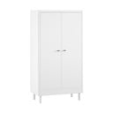 Șifonier de copii alb din lemn de fag 100x190x55 cm Forrest – Vipack