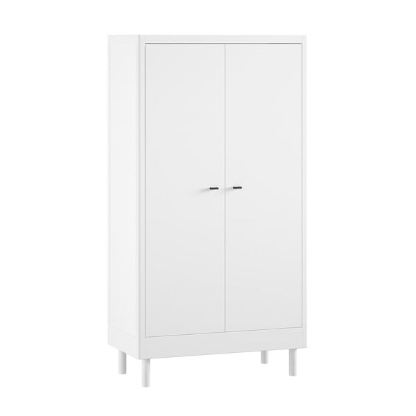 Șifonier de copii alb din lemn de fag 100x190x55 cm Forrest – Vipack