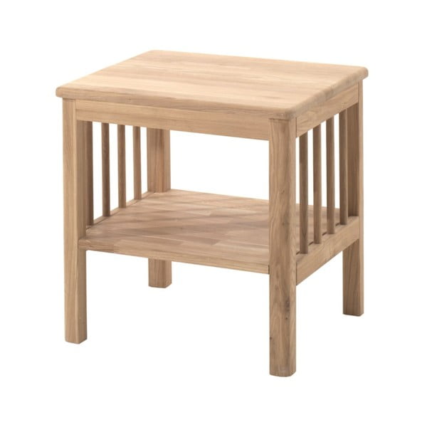 Noptieră de copii în culoare naturală din lemn de stejar Forrest – Vipack