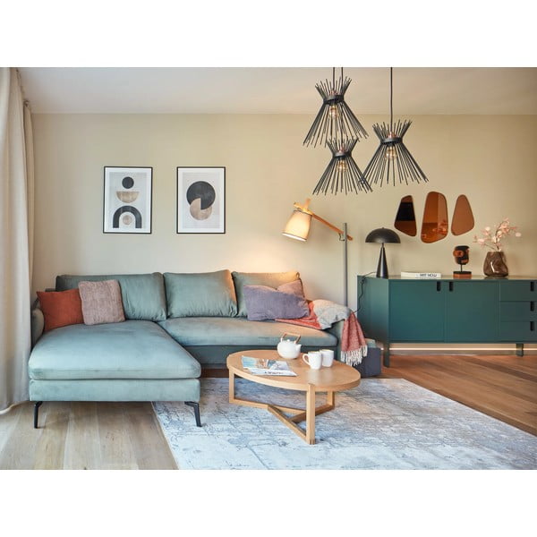 Covor din viscoză Universal Margot Azul, 160 x 230 cm, bej-image-1