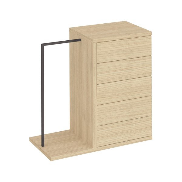 Comodă cu aspect de lemn de stejar 105x113 cm Hugo - TemaHome-image-2